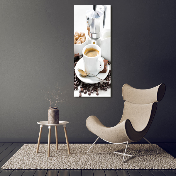 Plexiglasbilder vertikal Eine Tasse Kaffee