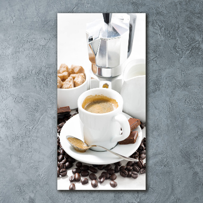 Plexiglasbilder vertikal Eine Tasse Kaffee