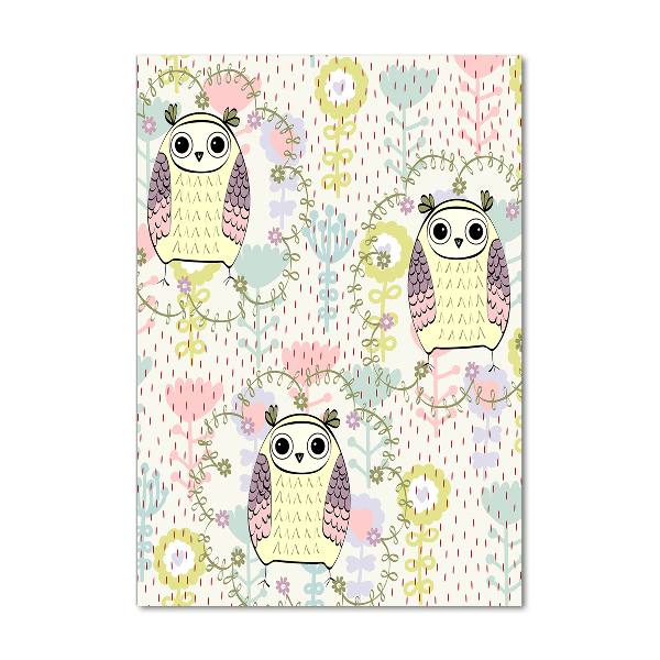 Bild auf Acrylglas vertikal Eulen