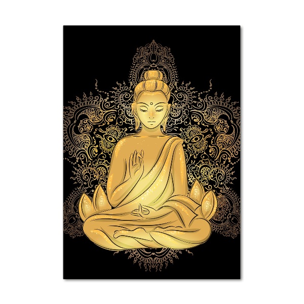 Plexiglasbilder vertikal Buddha und Mandala