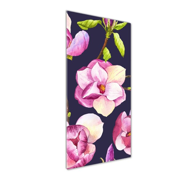 Bild auf Acrylglas vertikal Magnolie