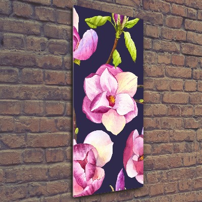 Bild auf Acrylglas vertikal Magnolie