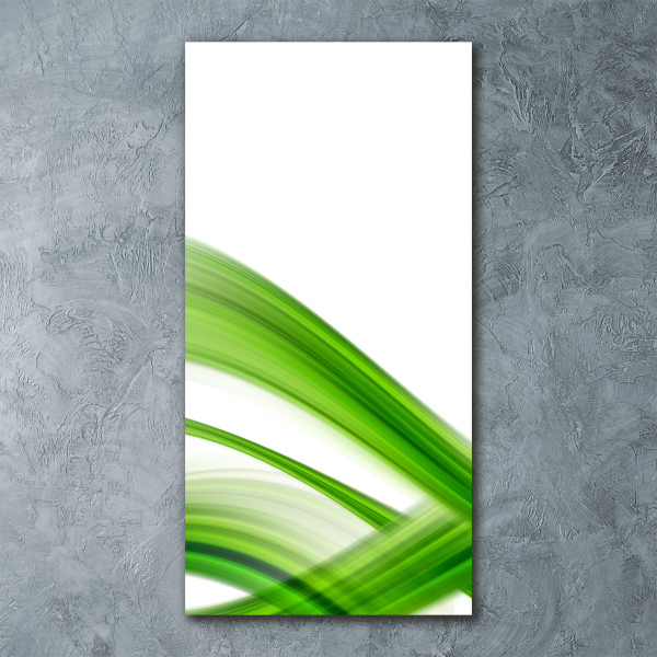 Acrylbild vertikal Abstrakte Welle