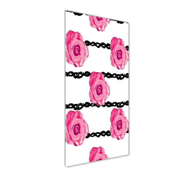 Plexiglasbilder vertikal Rosen