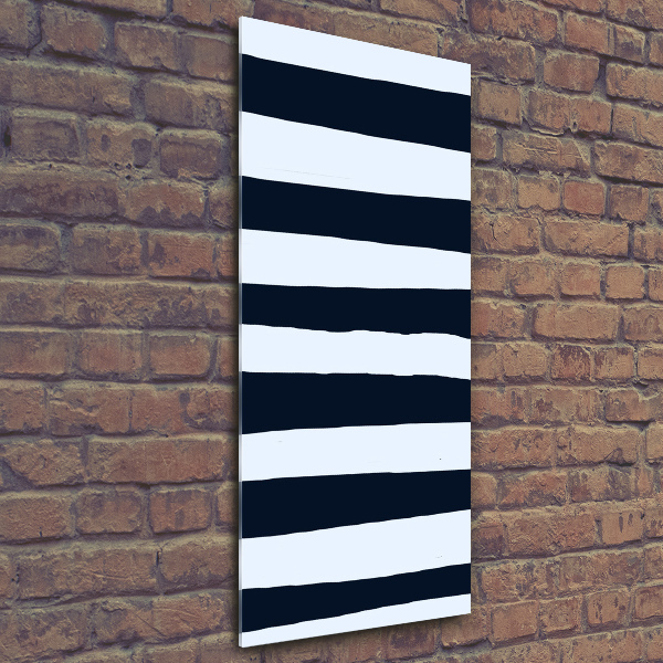 Acrylbild vertikal Gestreifter Hintergrund