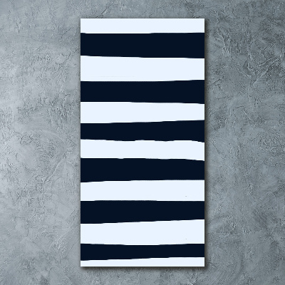 Acrylbild vertikal Gestreifter Hintergrund