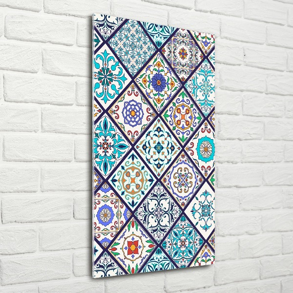 Bild auf Acrylglas vertikal Keramikfliesen