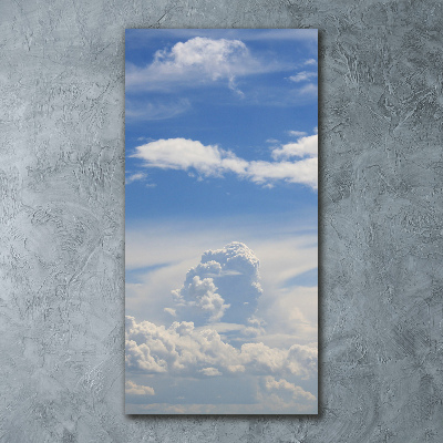 Plexiglasbilder vertikal Wolken am Himmel