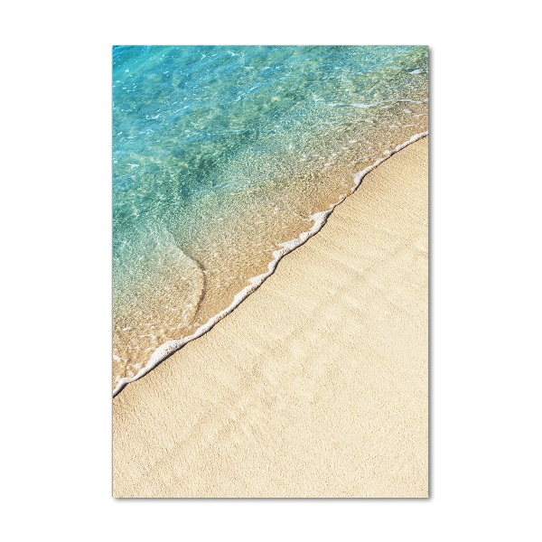 Modernes Acrylbild vertikal Meereswelle