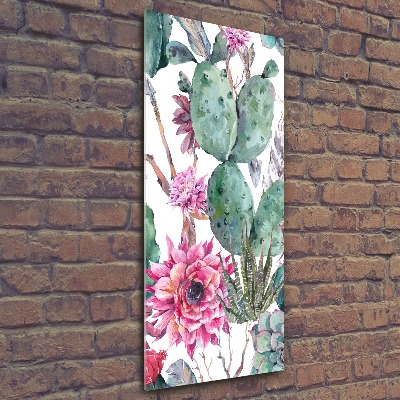 Bild auf Acrylglas vertikal Kakteen