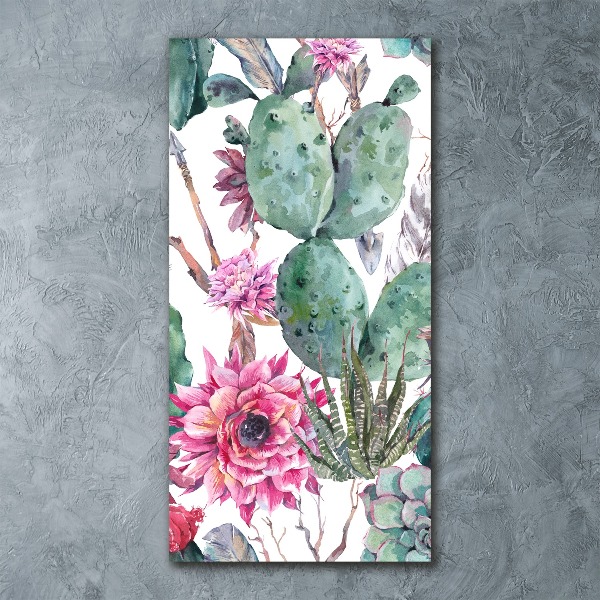 Bild auf Acrylglas vertikal Kakteen