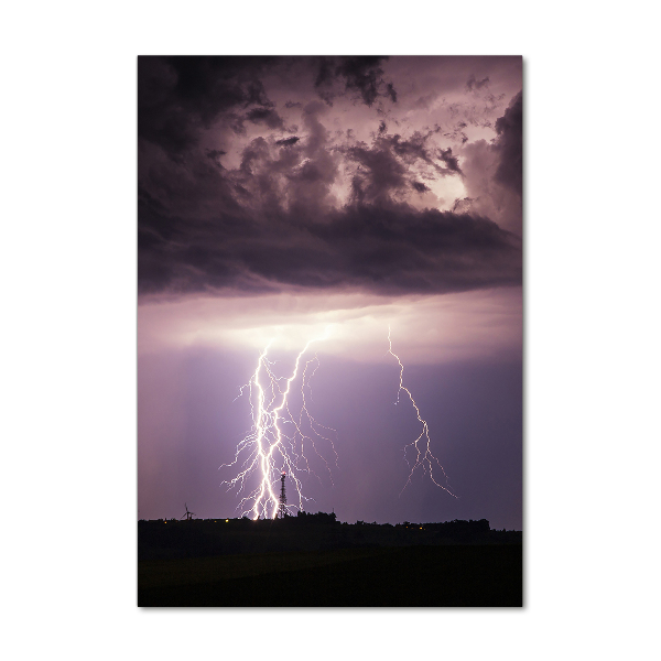 Plexiglasbilder vertikal Gewitter