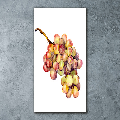 Modernes Acrylbild vertikal Trauben