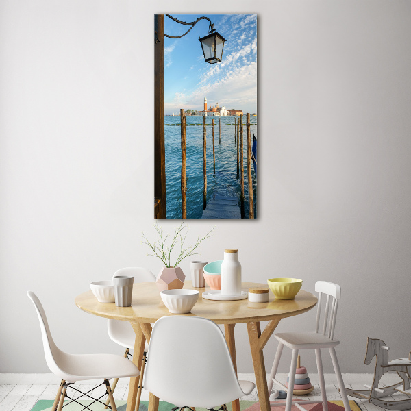 Modernes Acrylbild vertikal Venedig, Italien