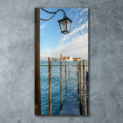 Modernes Acrylbild vertikal Venedig, Italien