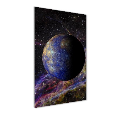 Acrylbild vertikal Quecksilber