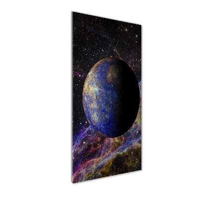 Acrylbild vertikal Quecksilber