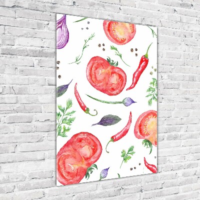 Plexiglasbilder vertikal Gemüse