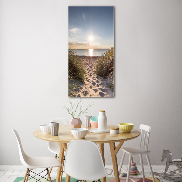 Plexiglasbilder vertikal Küstendünen