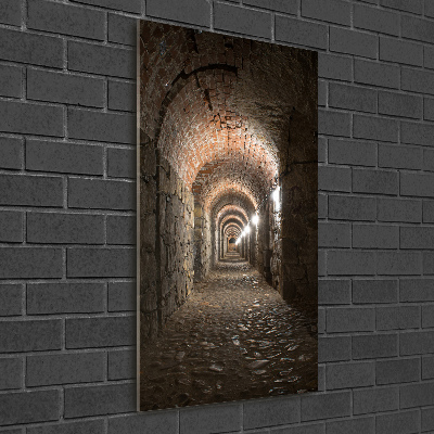 Modernes Acrylbild vertikal Keller