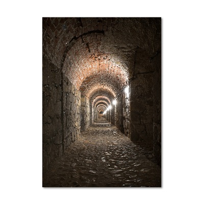 Modernes Acrylbild vertikal Keller