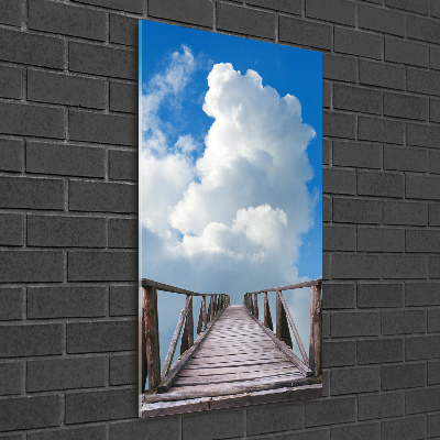 Acrylbild vertikal Der Weg zum Himmel