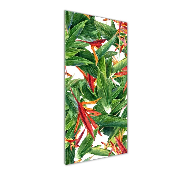 Plexiglasbilder vertikal Strelitzia reginae