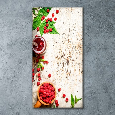 Acrylbild vertikal Himbeermarmelade