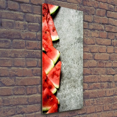Bild auf Acrylglas vertikal Wassermelone