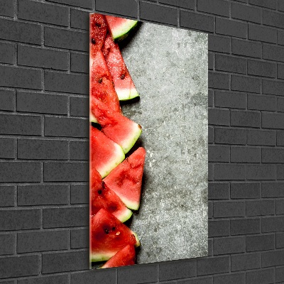 Bild auf Acrylglas vertikal Wassermelone
