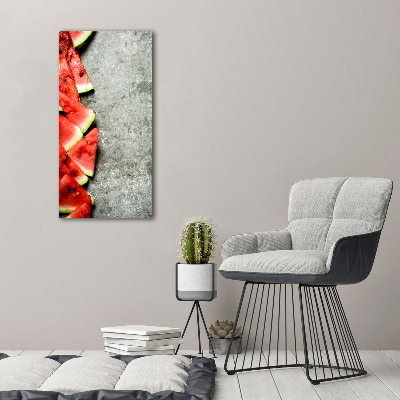 Bild auf Acrylglas vertikal Wassermelone