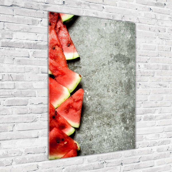 Bild auf Acrylglas vertikal Wassermelone