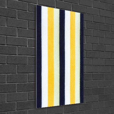 Acrylbild vertikal Gestreifter Hintergrund