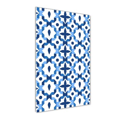 Modernes Acrylbild vertikal Geometrischer Hintergrund