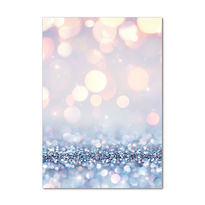 Modernes Acrylbild vertikal Glänzender Hintergrund