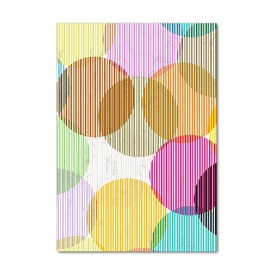 Plexiglasbilder vertikal Farbige Kreise