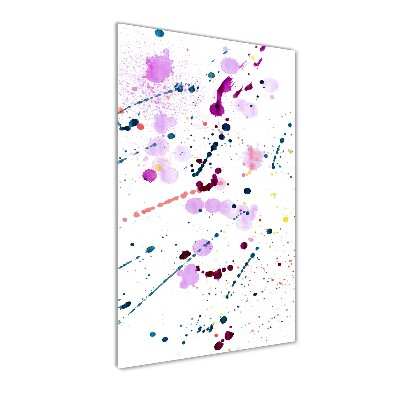 Acrylbild vertikal Bunte Flecken