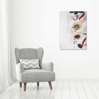 Bild auf Acrylglas vertikal Gemüse und Gewürze