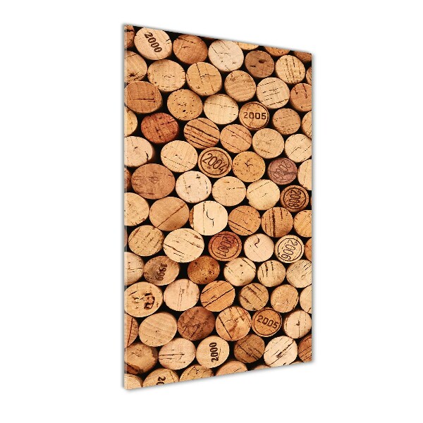 Bild auf Acrylglas vertikal Weinkorken