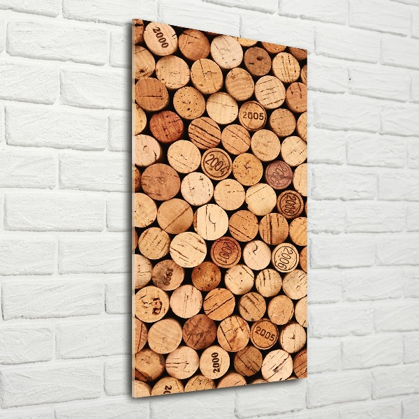 Bild auf Acrylglas vertikal Weinkorken
