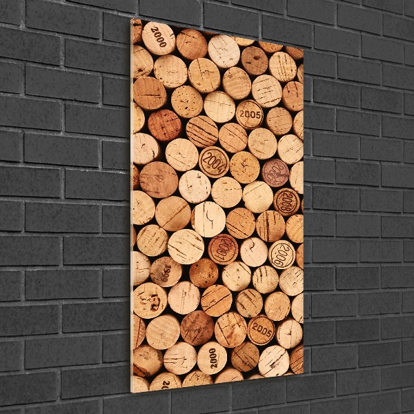 Bild auf Acrylglas vertikal Weinkorken