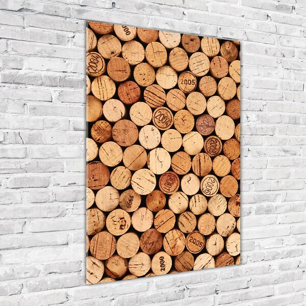 Bild auf Acrylglas vertikal Weinkorken
