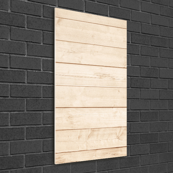Acrylbild vertikal Holzhintergrund