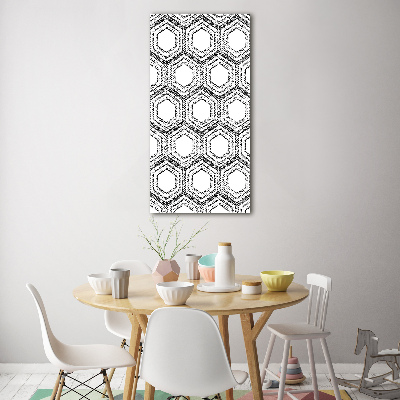 Bild auf Acrylglas vertikal Geometrischer Hintergrund