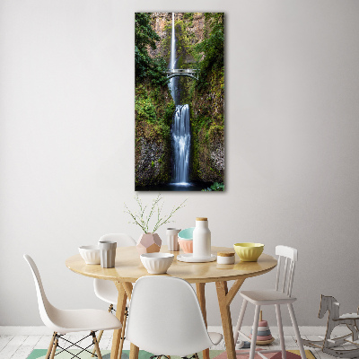 Acrylbild vertikal Wasserfall