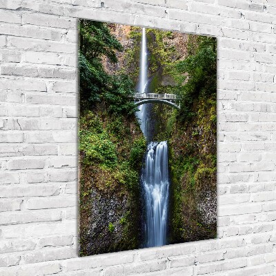 Acrylbild vertikal Wasserfall