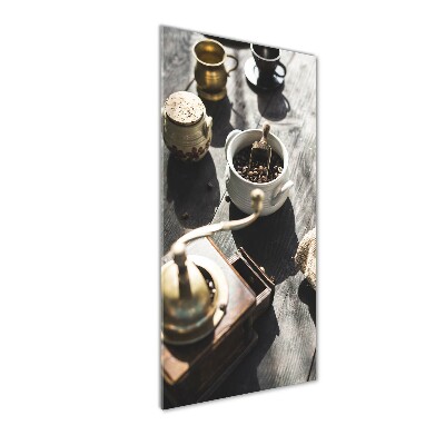 Plexiglasbilder vertikal Kaffeemühle