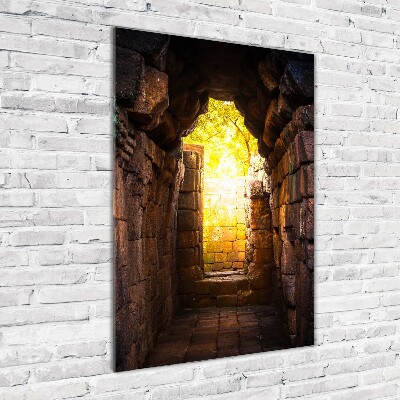 Modernes Acrylbild vertikal Die Schlosskeller