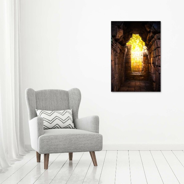 Modernes Acrylbild vertikal Die Schlosskeller