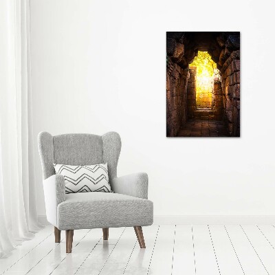 Modernes Acrylbild vertikal Die Schlosskeller